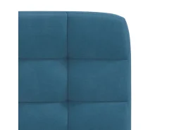 Sillas de comedor 4 unidades terciopelo azul