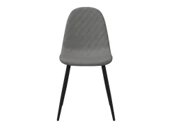Sillas de comedor 2 unidades terciopelo gris claro