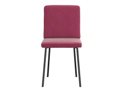 Sillas de comedor 4 unidades terciopelo rojo tinto