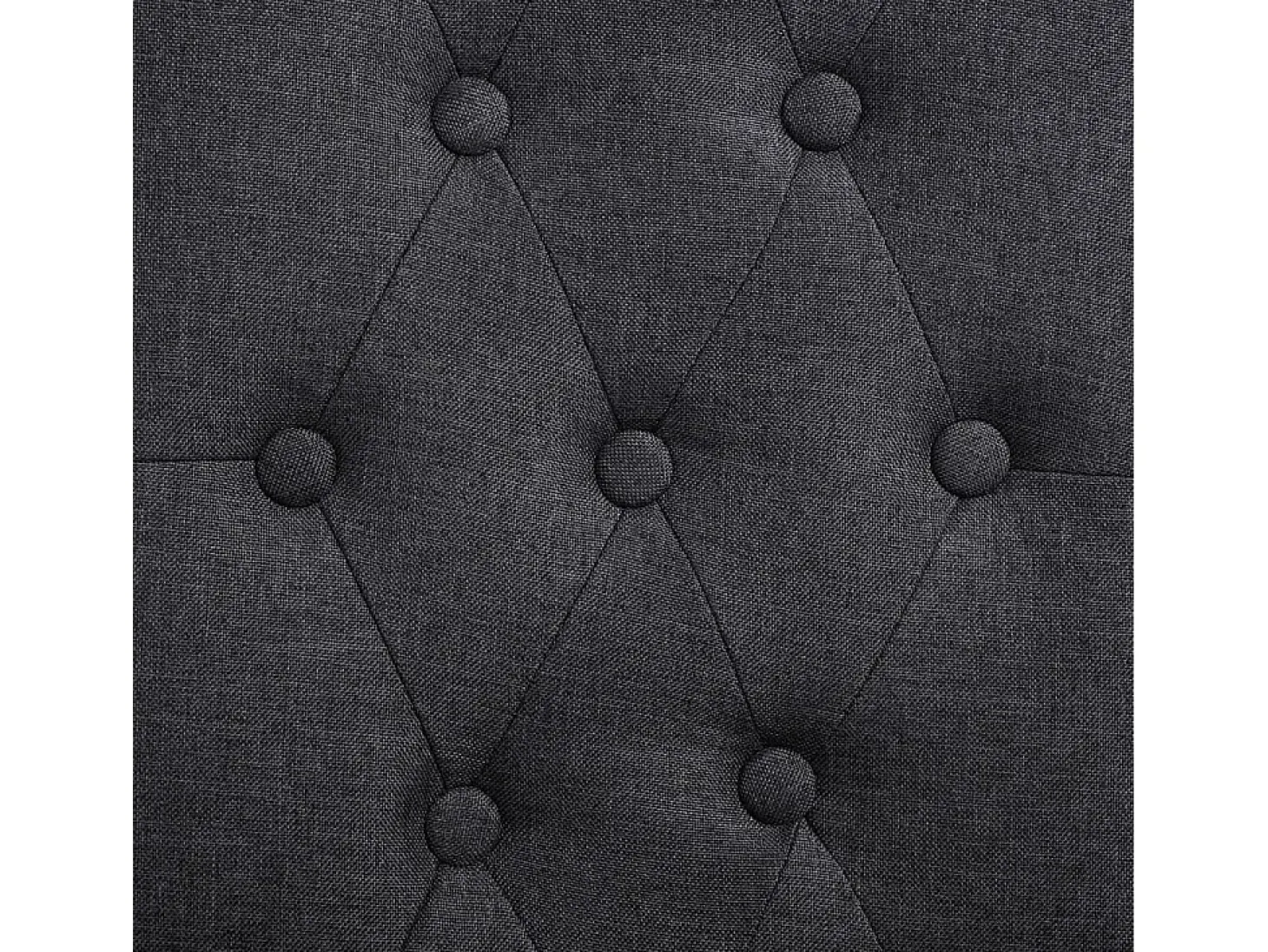 Sillas de comedor 2 unidades tela gris oscuro