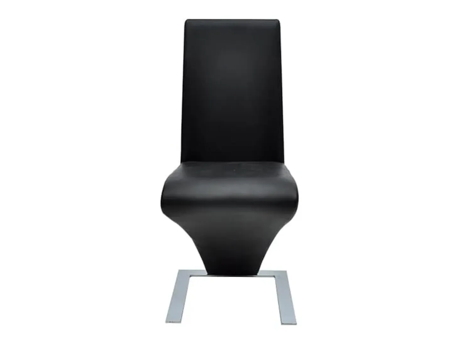 Sillas de comedor 6 unidades cuero sintético negro