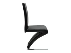 Sillas de comedor 6 unidades cuero sintético negro