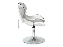 Sillas de comedor 2 unidades cuero sintético blanco
