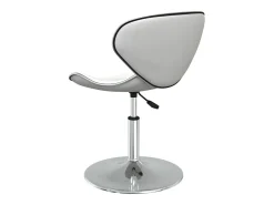 Sillas de comedor 2 unidades cuero sintético blanco