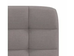 Sillas de comedor 2 unidades tela gris taupé