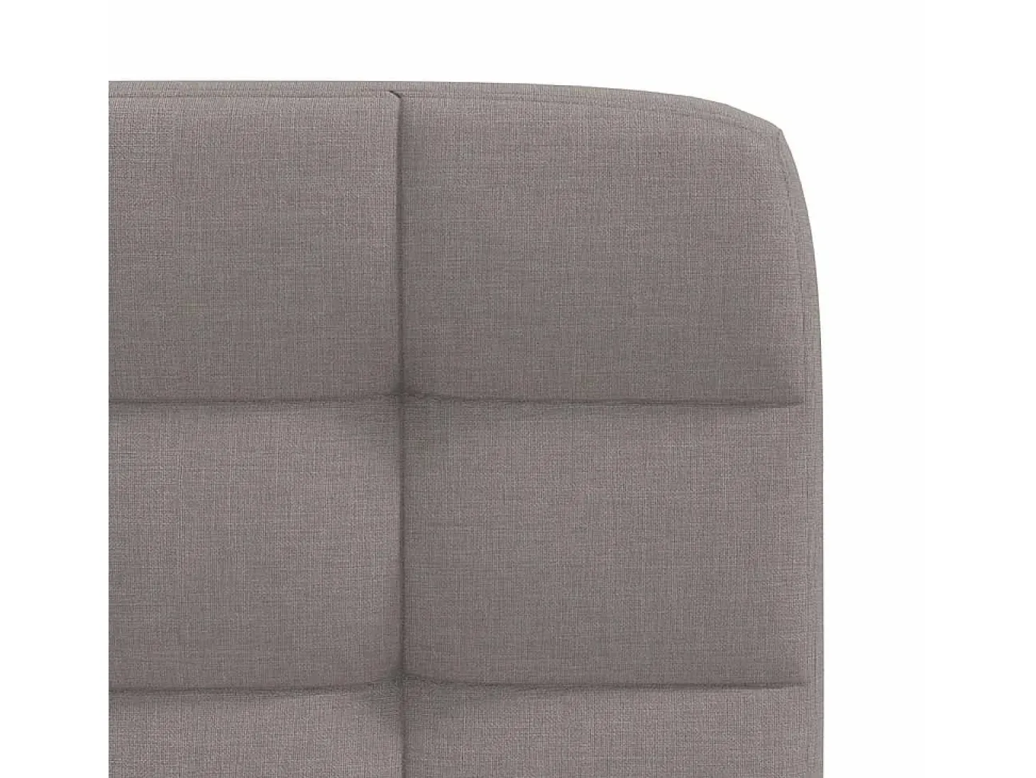 Sillas de comedor 2 unidades tela gris taupé