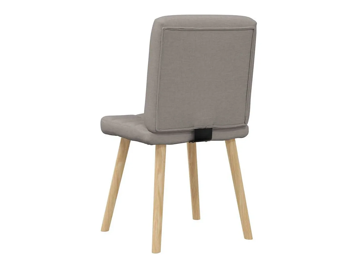 Sillas de comedor 2 unidades tela gris taupé