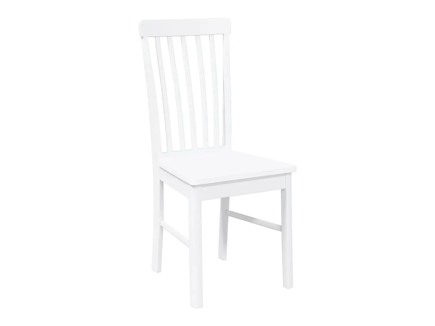 Sillas de comedor 2 unidades madera maciza de caucho blanco