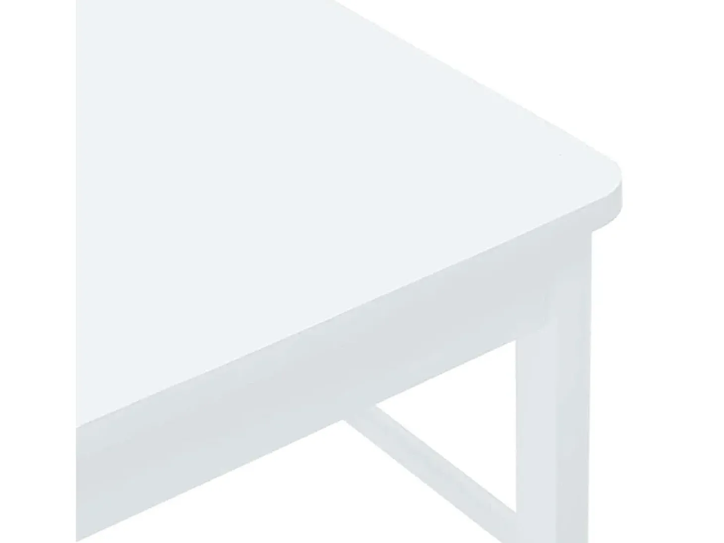 Sillas de comedor 2 unidades madera maciza de caucho blanco