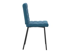 Sillas de comedor 6 unidades terciopelo azul