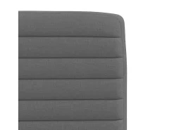 Sillas de comedor 6 unidades tela gris oscuro
