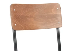 Sillas de comedor 6 unidades madera contrachapada marrón