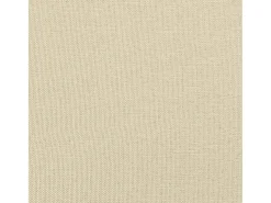 Sillas de comedor 4 unidades tela color crema