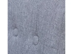 Sillas de comedor 6 unidades de tela gris claro