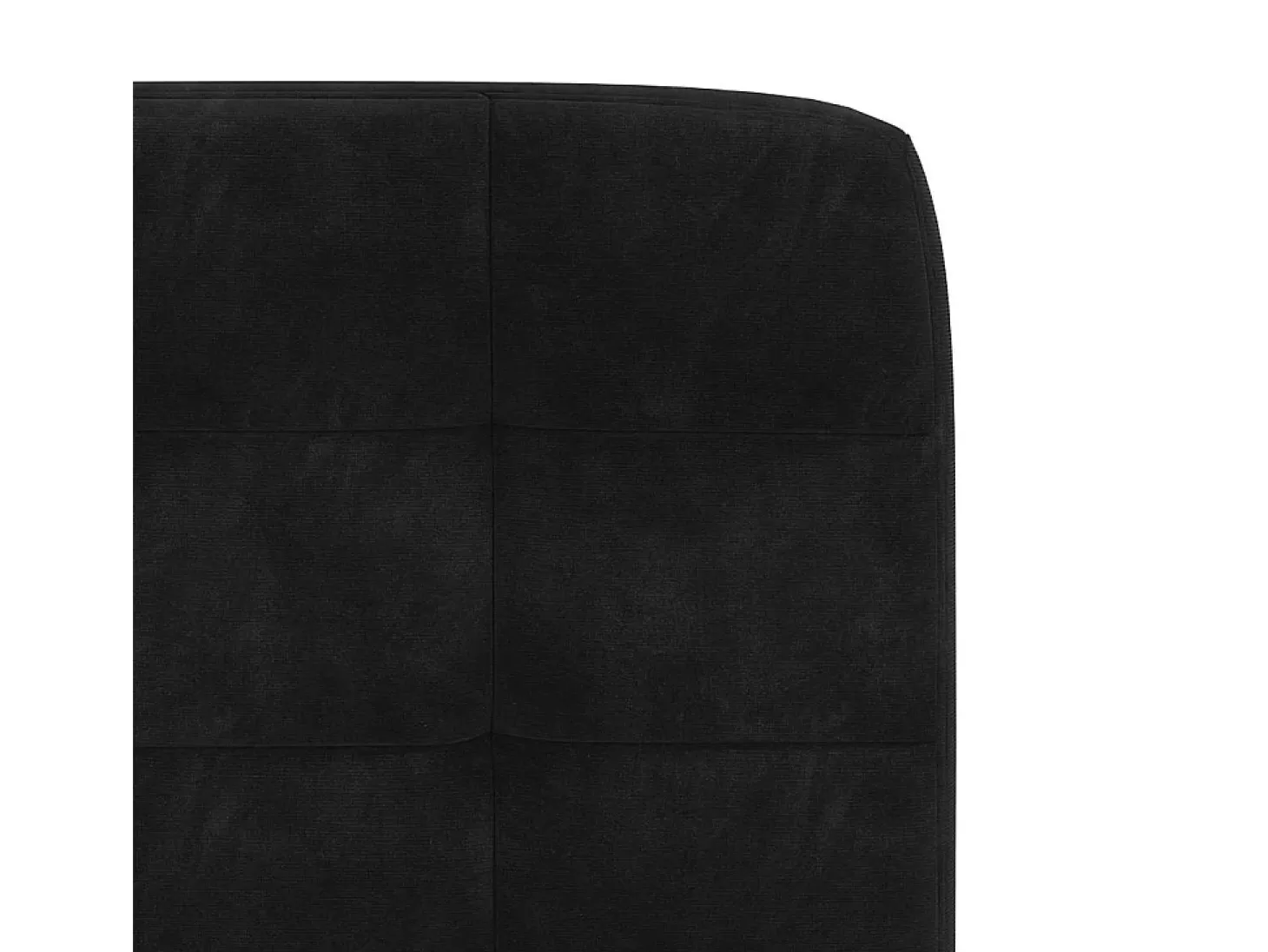 Sillas de comedor 2 unidades terciopelo negro