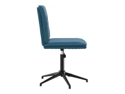 Sillas de comedor 6 unidades terciopelo azul