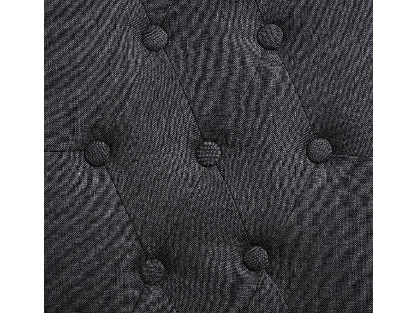 Sillas de comedor 4 unidades tela gris oscuro