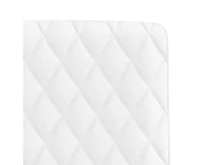 Sillas de comedor 2 unidades cuero sintético blanco