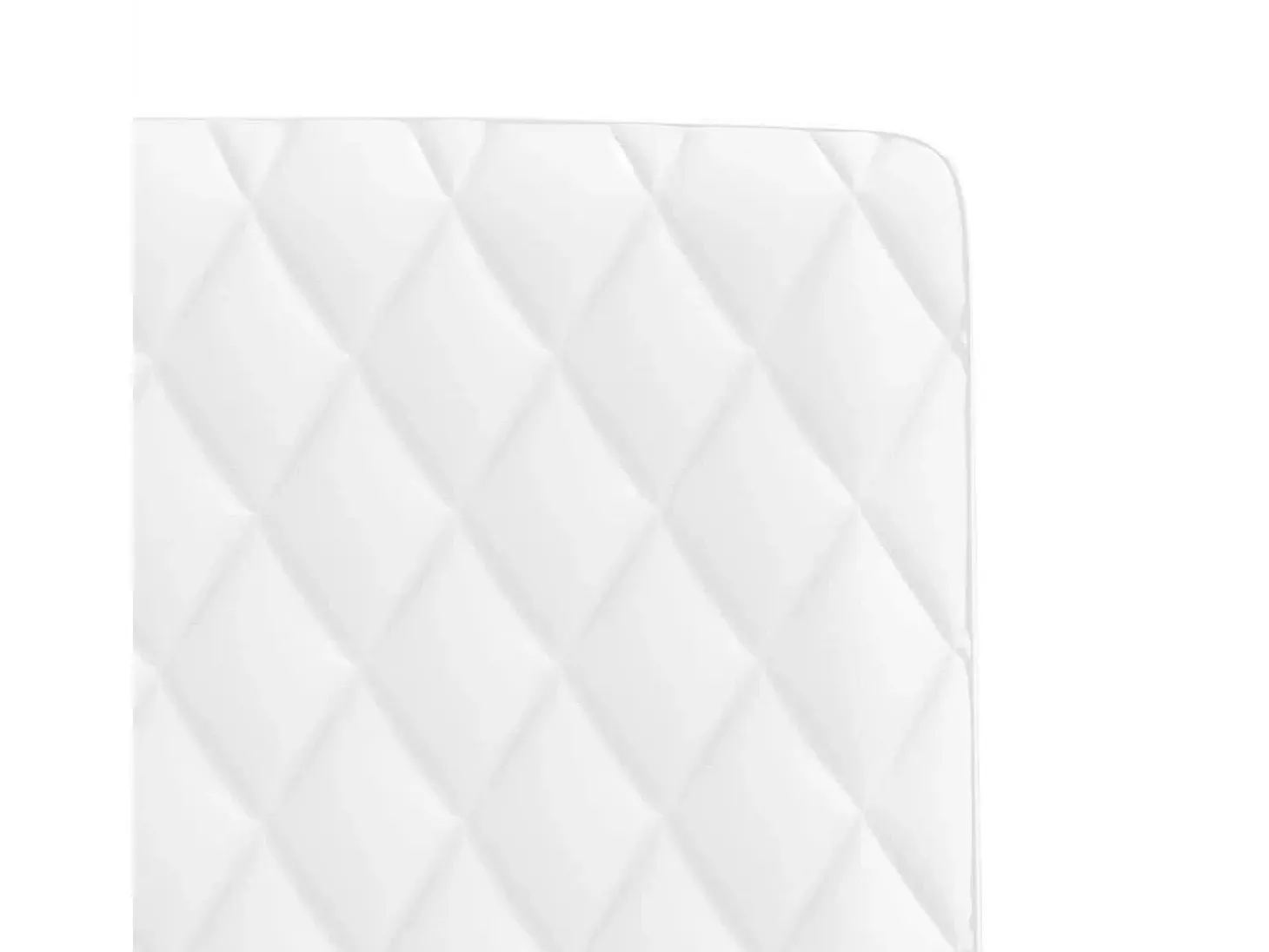 Sillas de comedor 2 unidades cuero sintético blanco