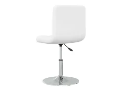 Sillas de comedor 6 unidades cuero sintético blanco