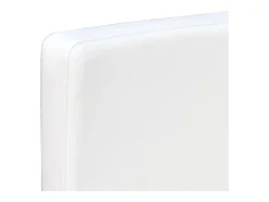 Sillas de comedor 2 unidades cuero sintético blanco