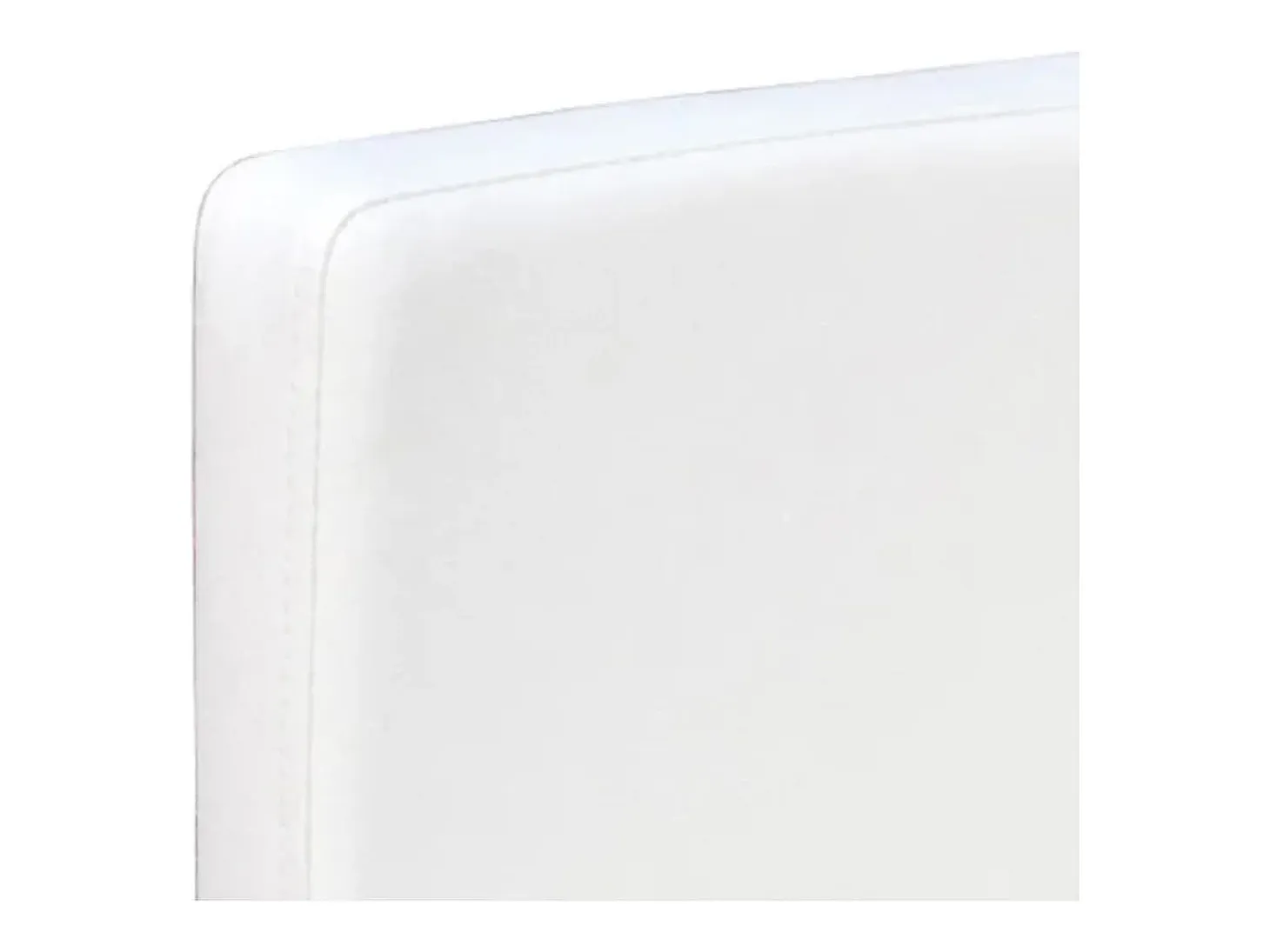 Sillas de comedor 2 unidades cuero sintético blanco
