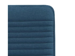 Sillas de comedor 2 unidades tela azul