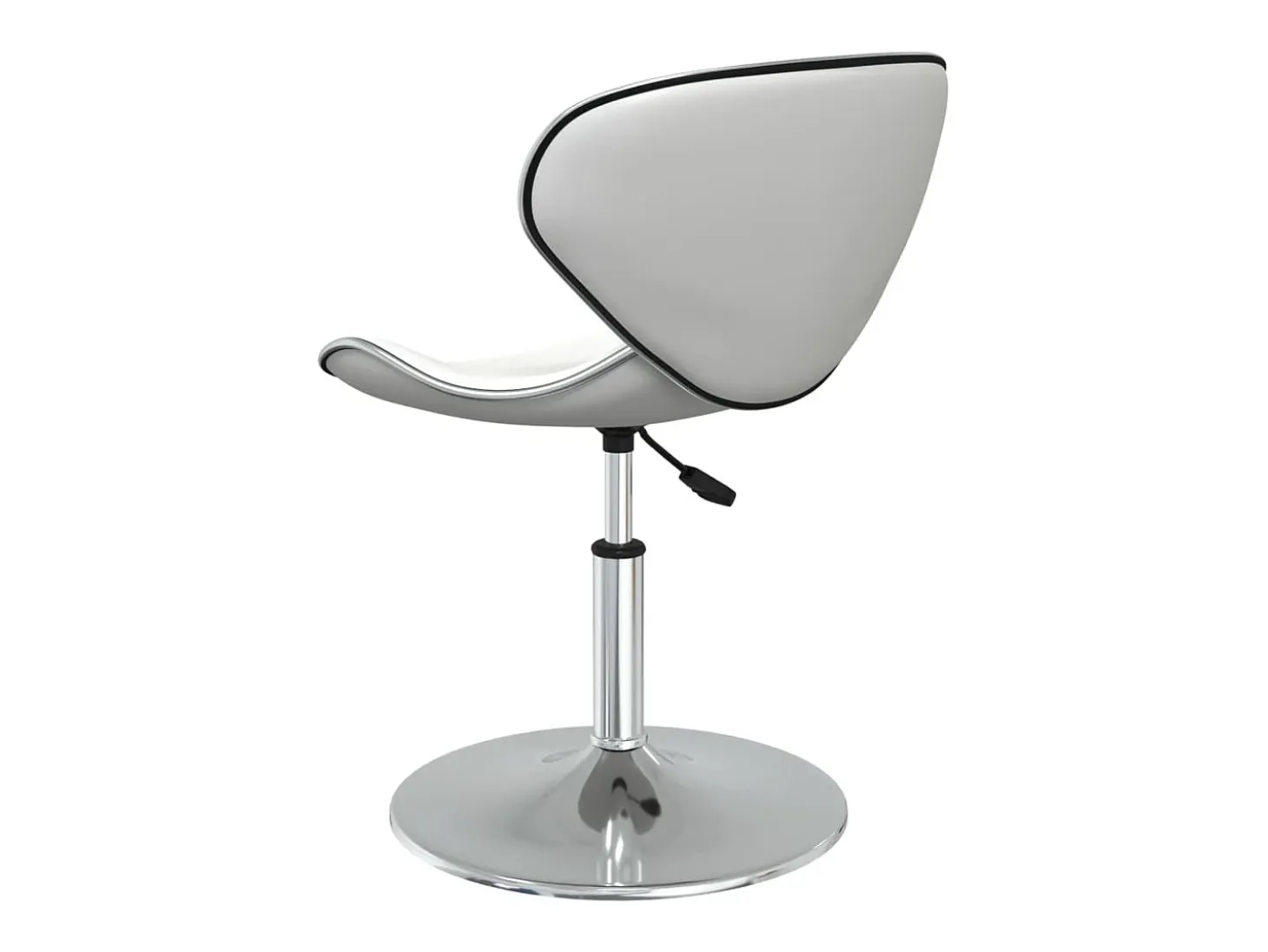 Sillas de comedor 6 unidades cuero sintético blanco