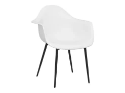 Sillas de comedor 2 unidades blancas PP