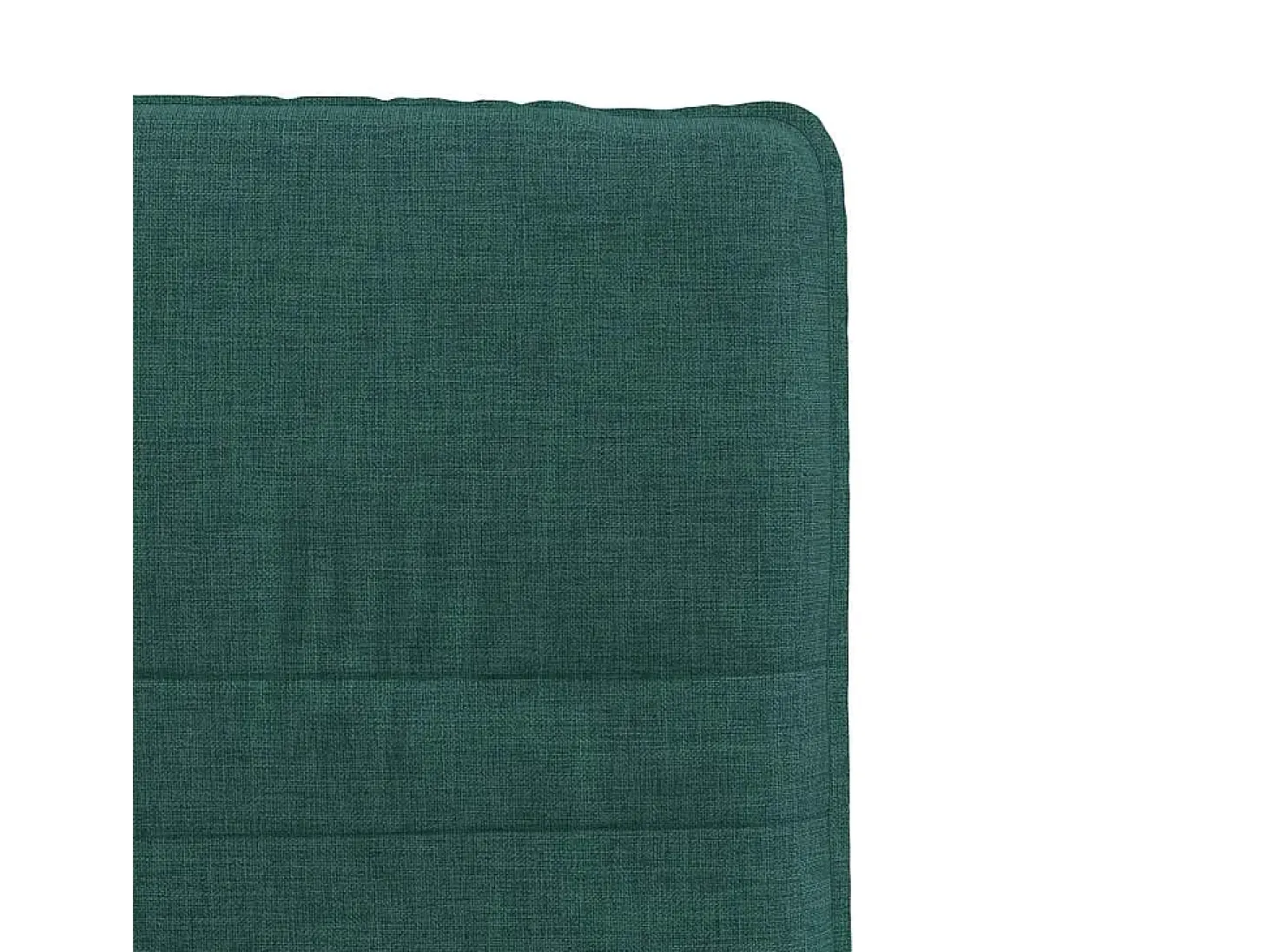 Sillas de comedor 4 unidades tela verde oscuro
