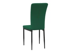 Sillas de comedor 4 unidades terciopelo verde oscuro