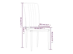 Sillas de comedor 4 unidades terciopelo verde oscuro