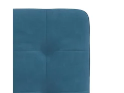 Sillas de comedor 6 unidades terciopelo azul