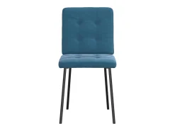 Sillas de comedor 6 unidades terciopelo azul