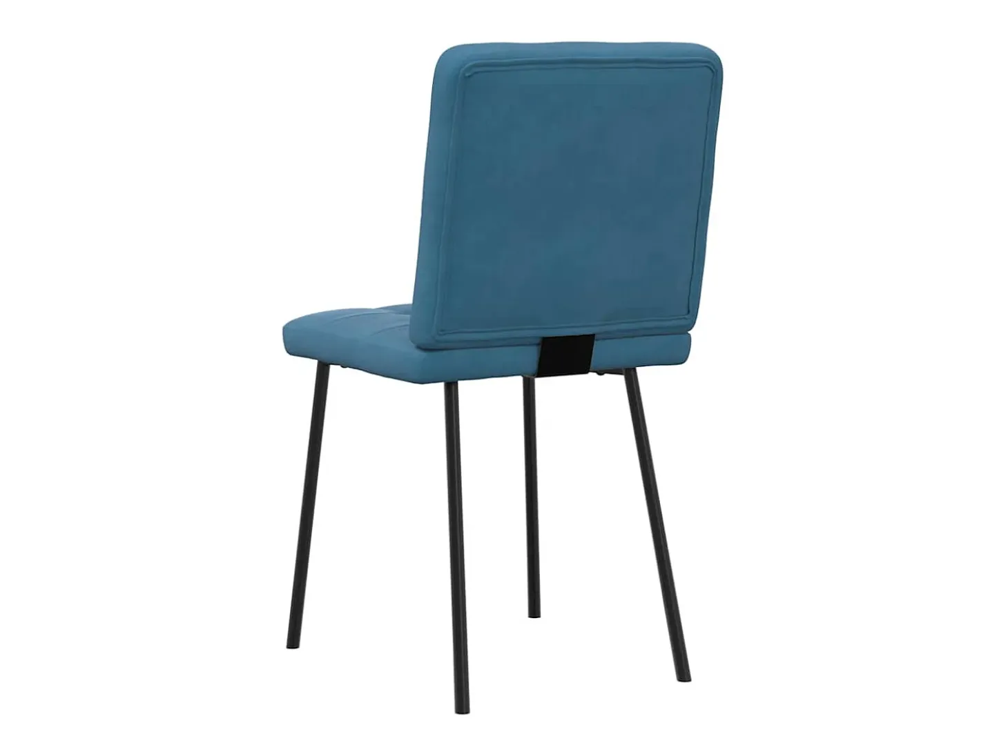 Sillas de comedor 6 unidades terciopelo azul