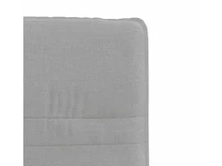 Sillas de comedor 4 unidades tela gris nube