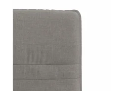 Sillas de comedor 6 unidades de tela gris taupe