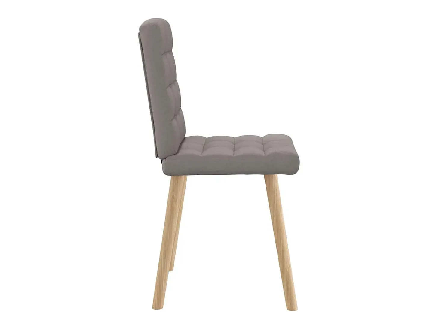 Sillas de comedor 4 unidades tela taupe