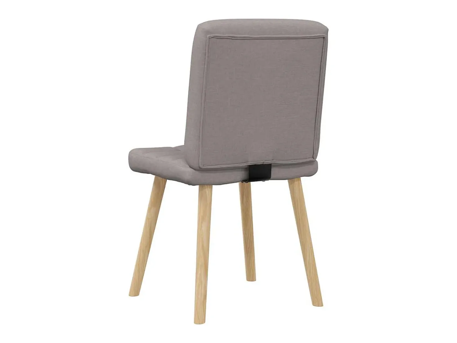 Sillas de comedor 4 unidades tela taupe