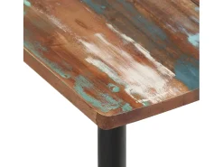Sillas de comedor 4 unidades madera maciza reciclada