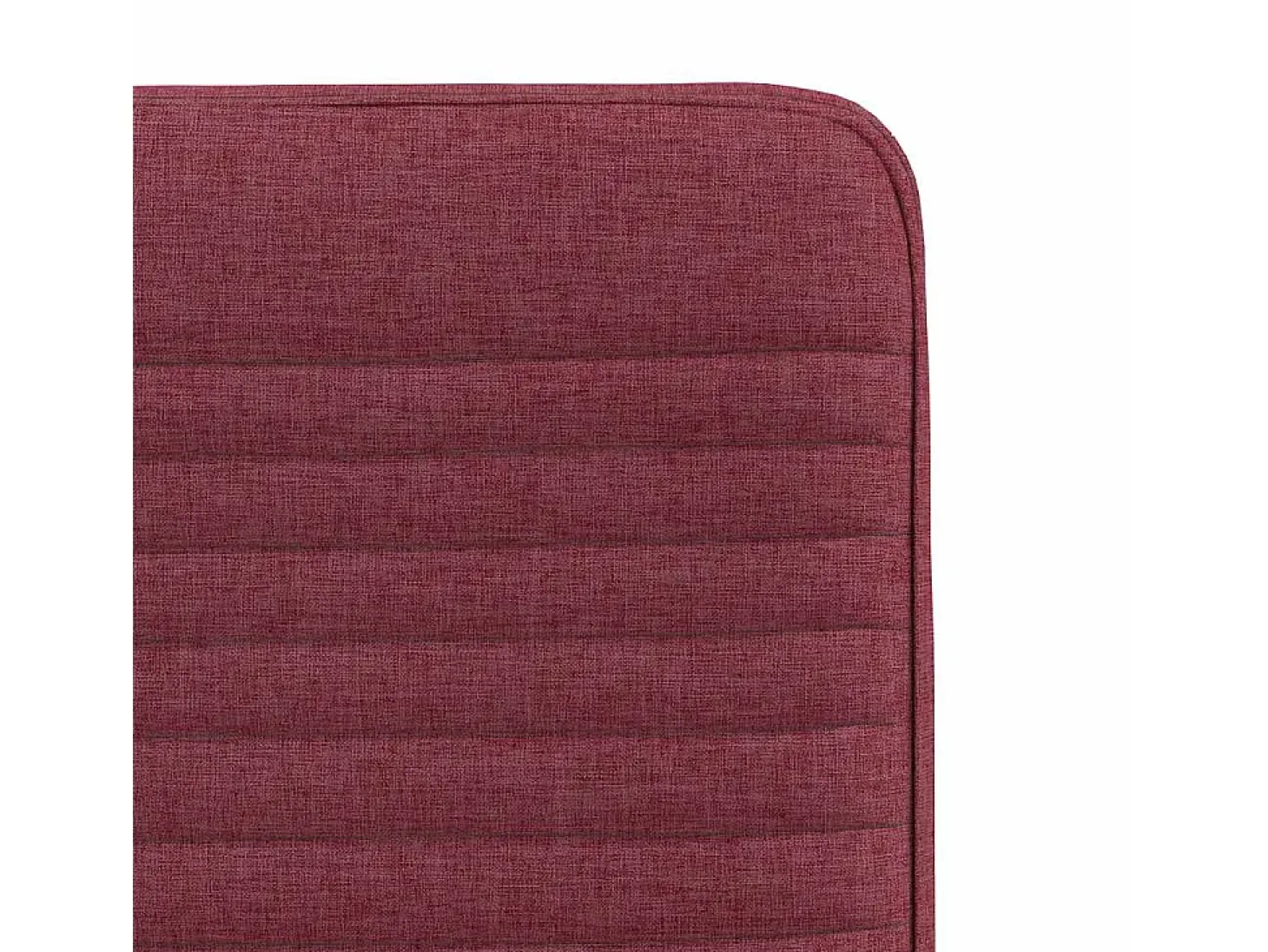 Sillas de comedor 2 unidades tela rojo tinto