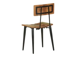 Sillas de comedor 2 unidades madera maciza reciclada
