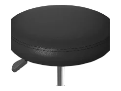 Sillas de comedor 4 unidades cuero sintético negro
