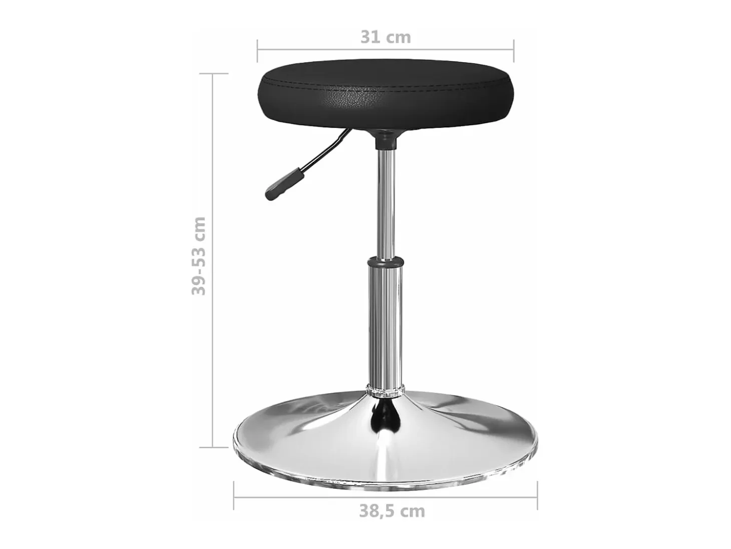 Sillas de comedor 4 unidades cuero sintético negro