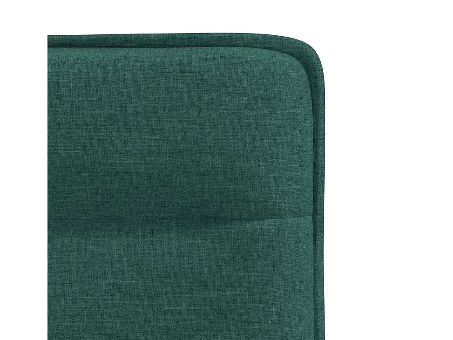 Sillas de comedor 6 unidades tela verde oscuro