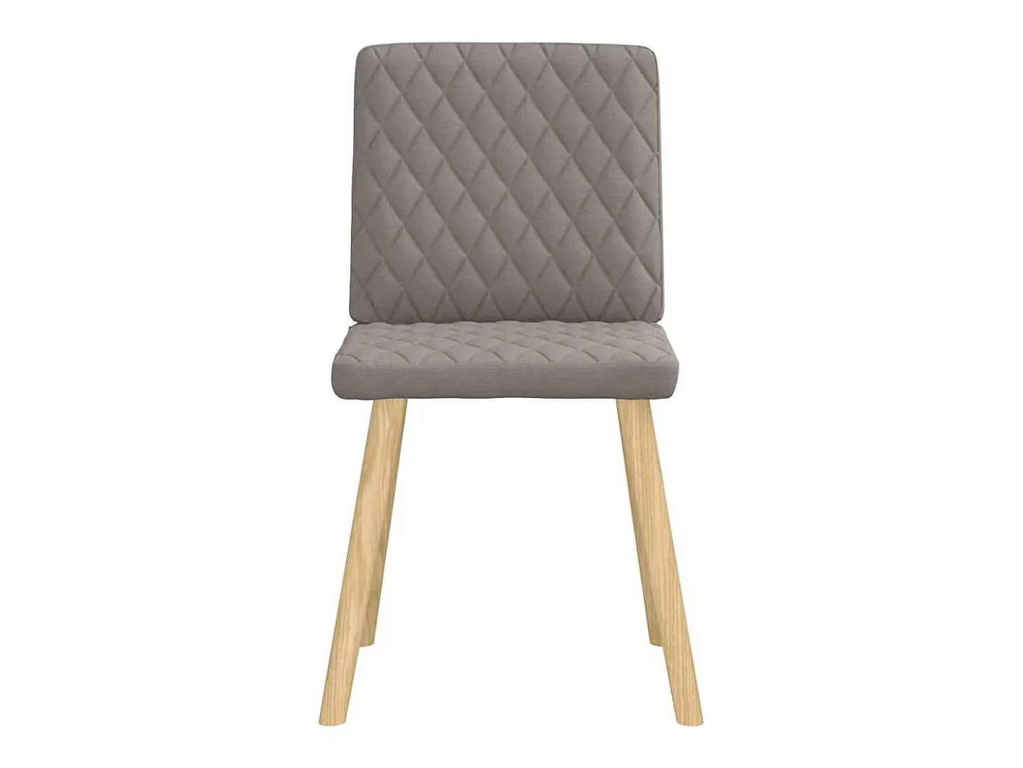 Sillas de comedor 4 unidades tela taupe