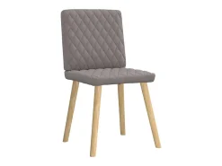 Sillas de comedor 4 unidades tela taupe