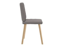 Sillas de comedor 4 unidades tela taupe