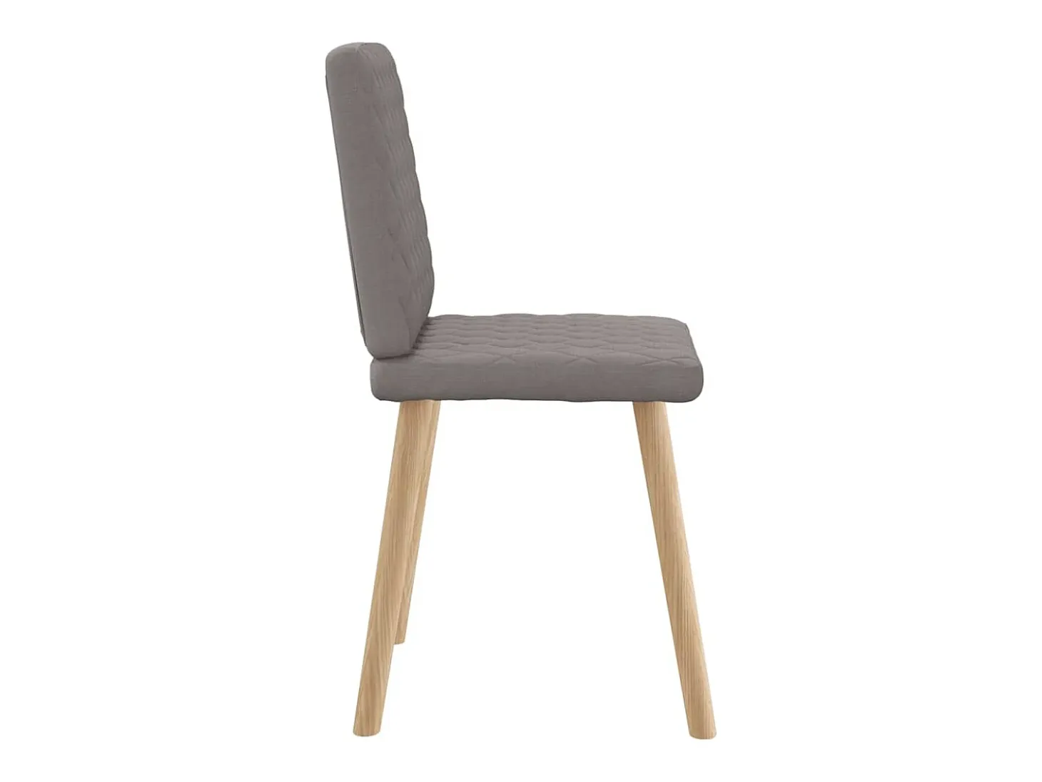 Sillas de comedor 4 unidades tela taupe