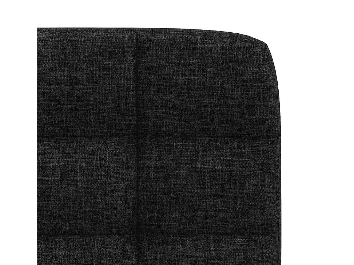 Sillas de comedor 2 unidades tela negro